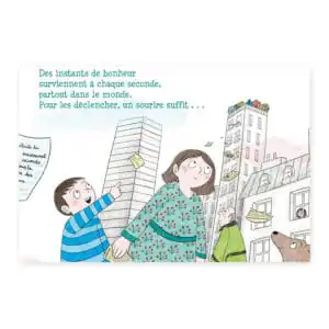Carte postale “des instants de bonheur”